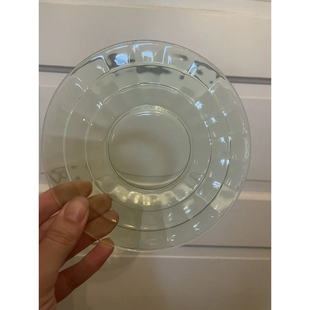 Vintage Anchor Hocking Uranium Depression Glass‎ Plates 6.25